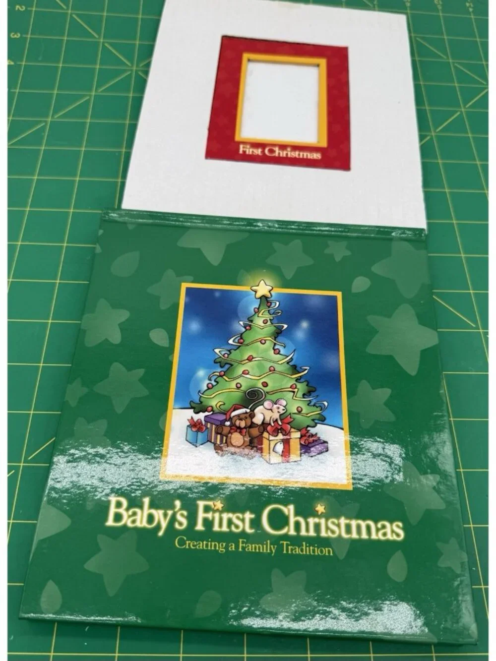 Baby's First Christmas: Creating A Family Tradition Hardcover Book W/Photo Frame